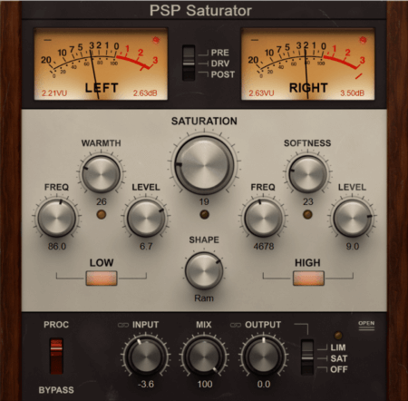 PSPaudioware PSP Saturator v1.1.1 WiN